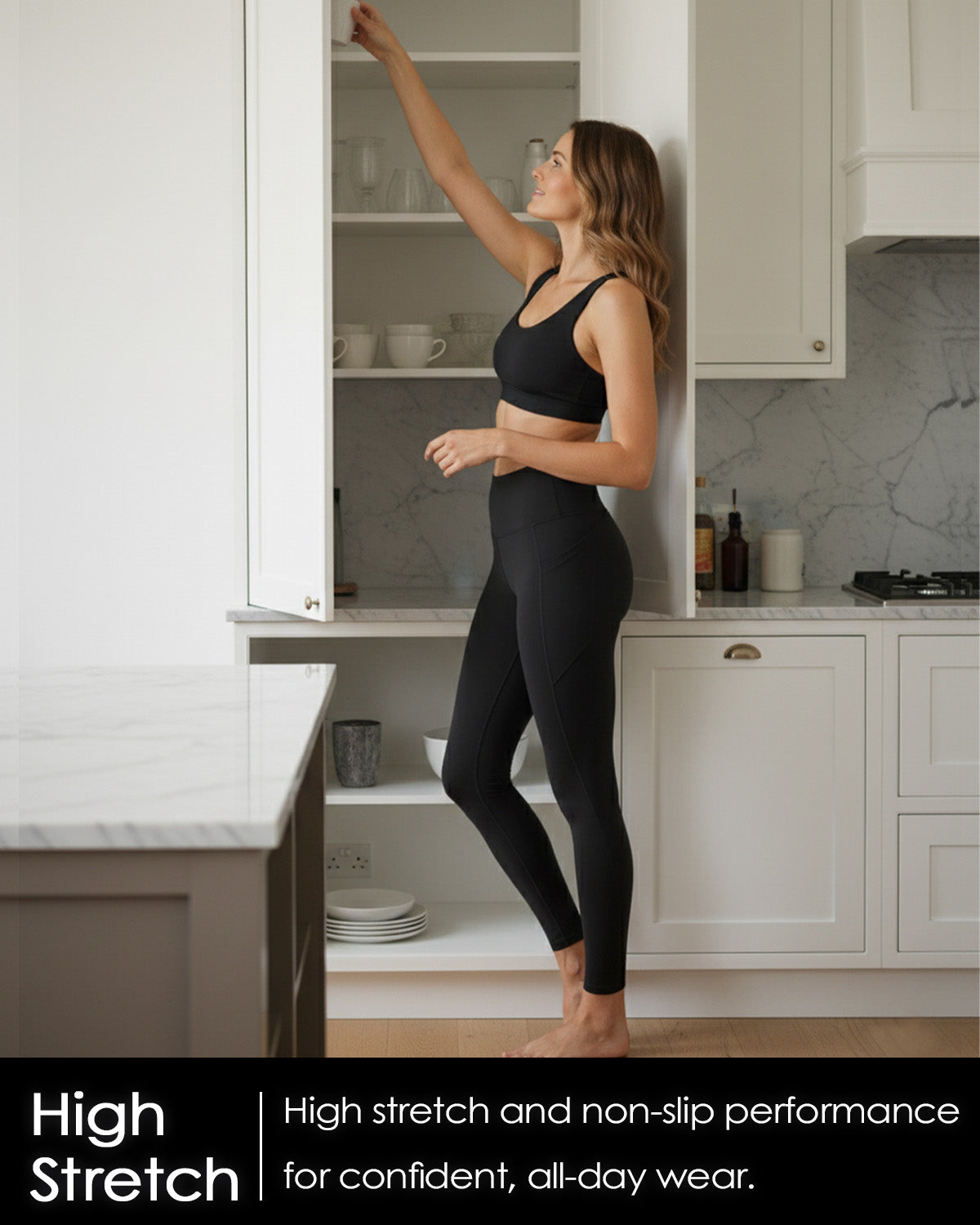 Tall Women's Sculpting Leggings with Side Pockets