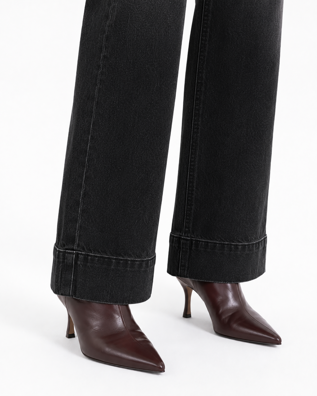 Tall Women's High Waist Wide Leg Jeans 32/34 Inseam