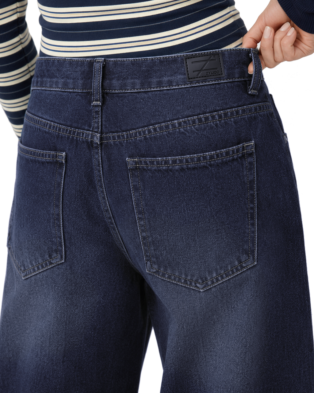 Tall Women's Barrel Leg Jeans 32/34 Inseam