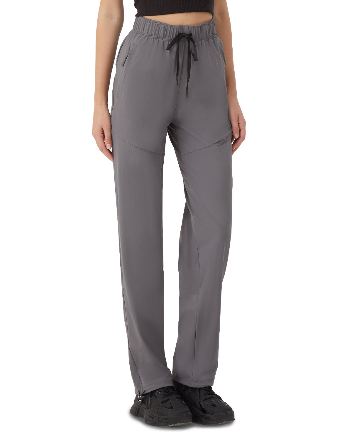 Tall Women's Quick Dry Hiking Pants with Zipper Pockets