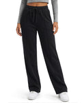 Tall Women's Wide Leg Sweatpants with Front Seam