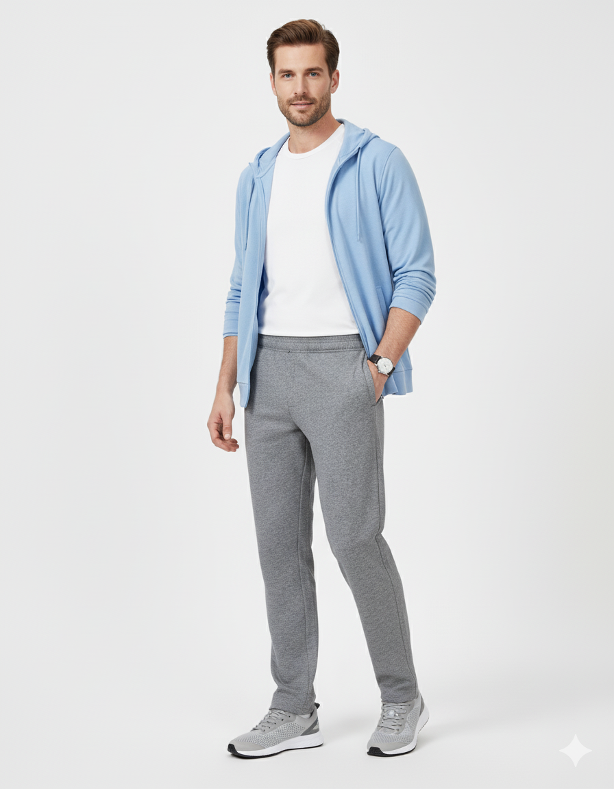 Tall Men's Sweatpants 34"/36" Inseam Straight Leg with Pockets