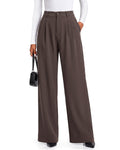 Zylioo Tall Women’s Wide Leg Dress Pants with Pockets