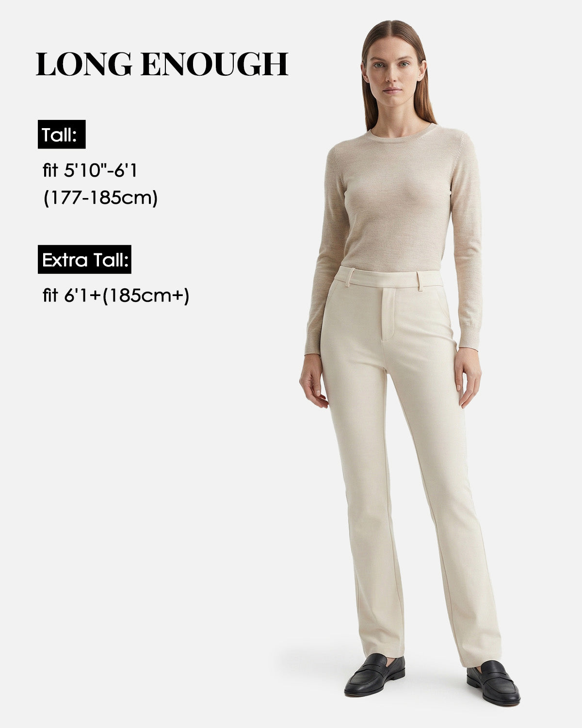 Tall Women's Slim Straight Dress Pants