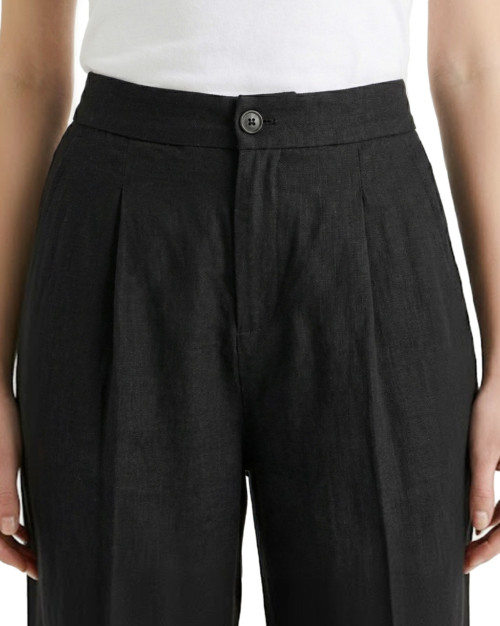 Tall Women's Pleated Wide Leg Dress Pants