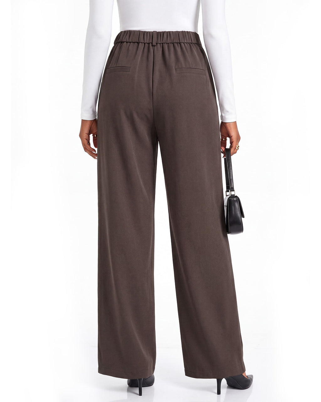 Zylioo Tall Women’s Wide Leg Dress Pants with Pockets