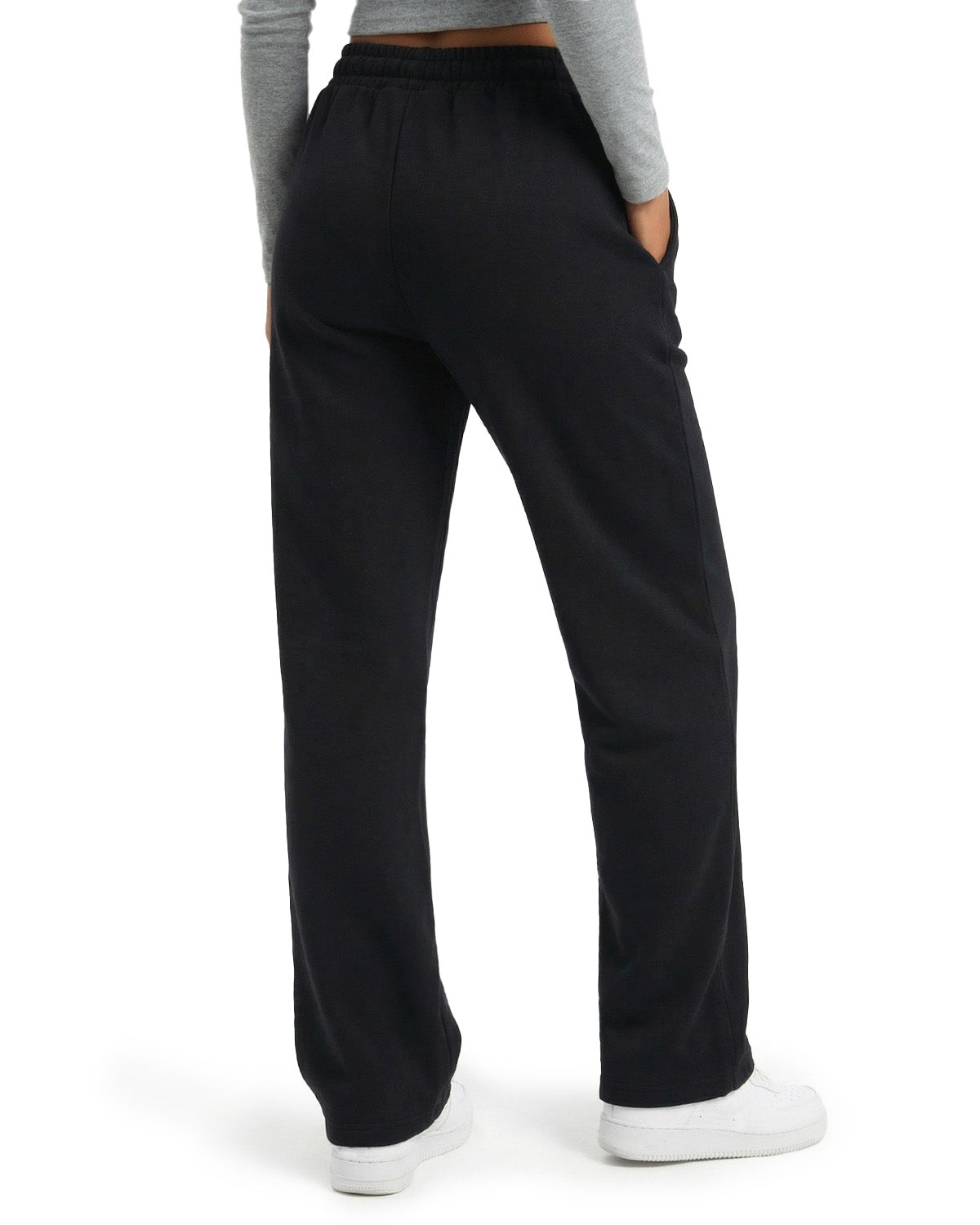 Tall Women's Wide Leg Sweatpants with Front Seam