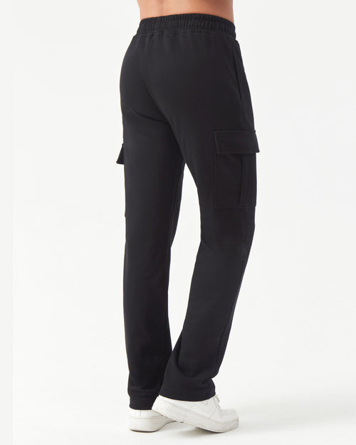 Tall Men's Cargo Sweatpants 33"/35" Inseam Straight Leg with Pockets