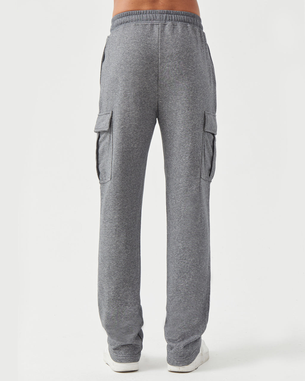 Tall Men's Cargo Sweatpants 33"/35" Inseam Straight Leg with Pockets