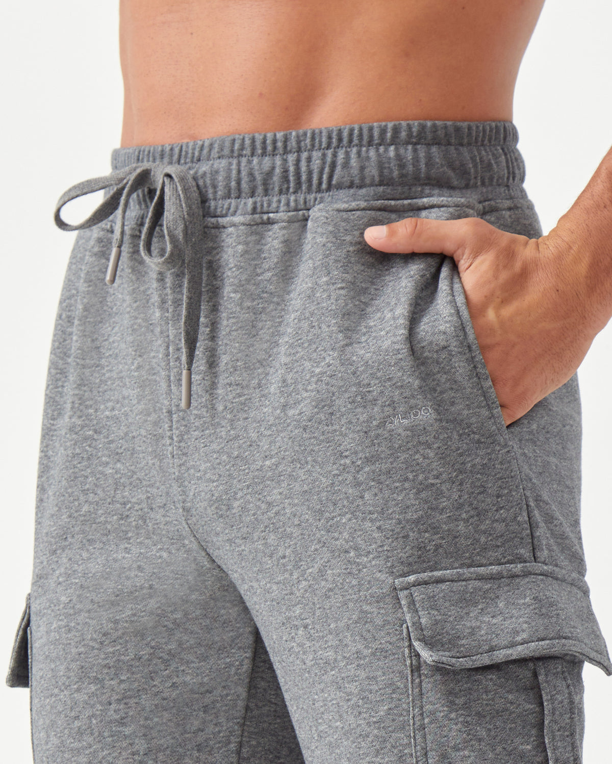 Tall Men's Cargo Sweatpants 33"/35" Inseam Straight Leg with Pockets