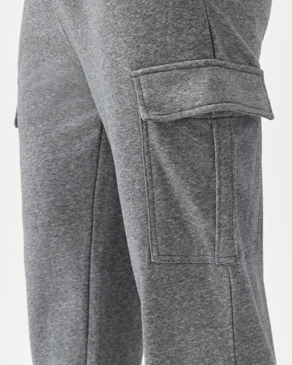 Tall Men's Cargo Sweatpants 33"/35" Inseam Straight Leg with Pockets