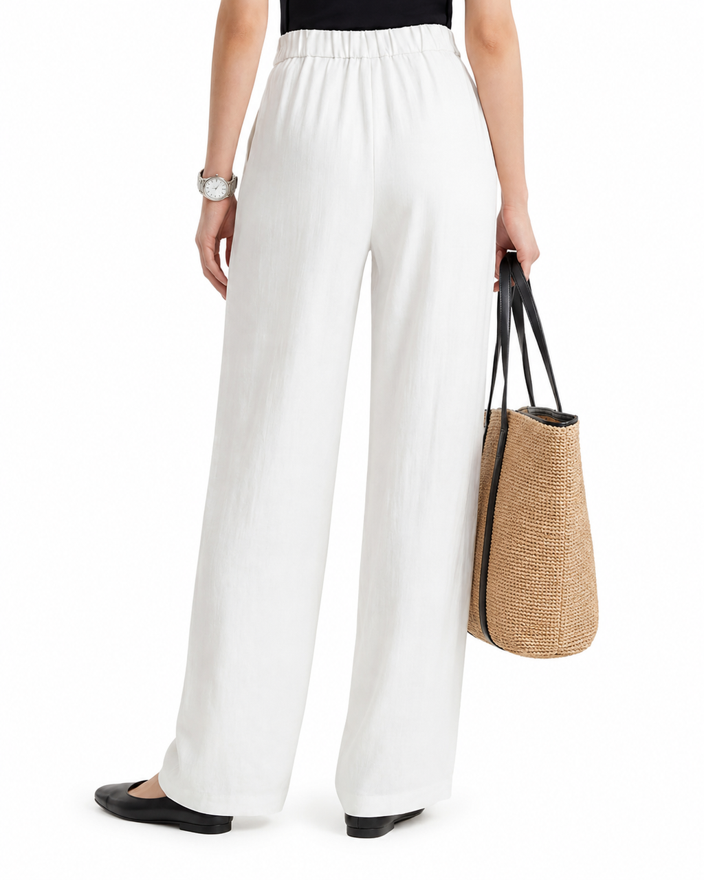 Tall Women's Pleated Wide Leg Dress Pants