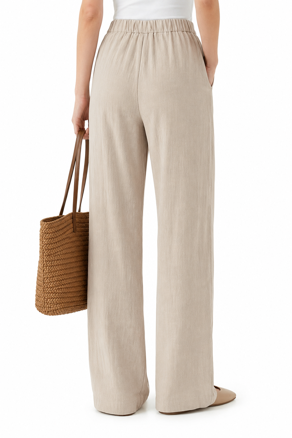 Tall Women's Pleated Wide Leg Dress Pants