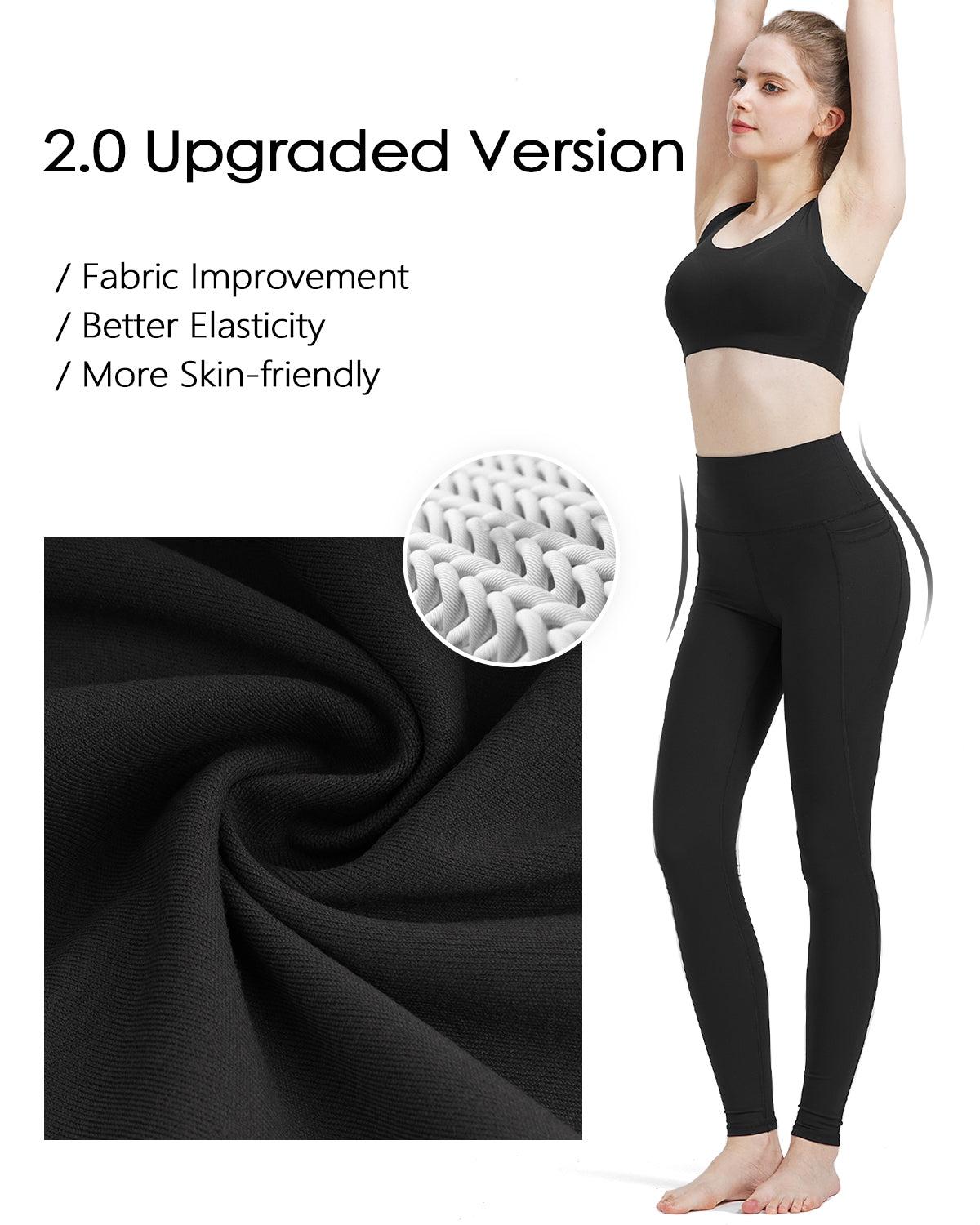 Tall Women's Sculpting Leggings with Side Pockets
